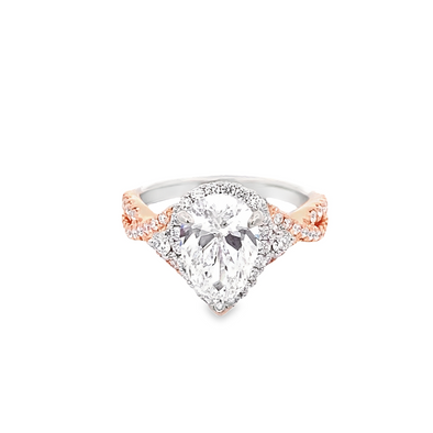 Stunning 2Ct+ (LG) Diamond Engagement Ring 100-775
