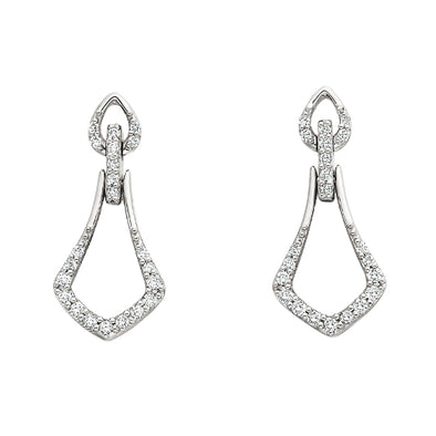 Beautiful Drop Diamond Earrings 150-1011