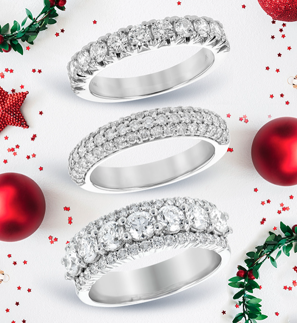 Diamond Wedding Bands & Anniversary Rings