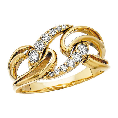 Beautiful Chain Link Fashion Ring 130-813