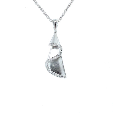 Stunning Abstract Diamond Necklace 165-50