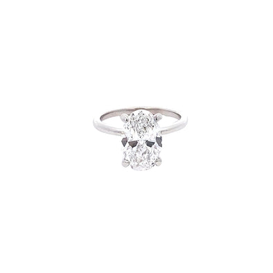 Stunning 3ct (LG) Oval Engagement Ring 100-767