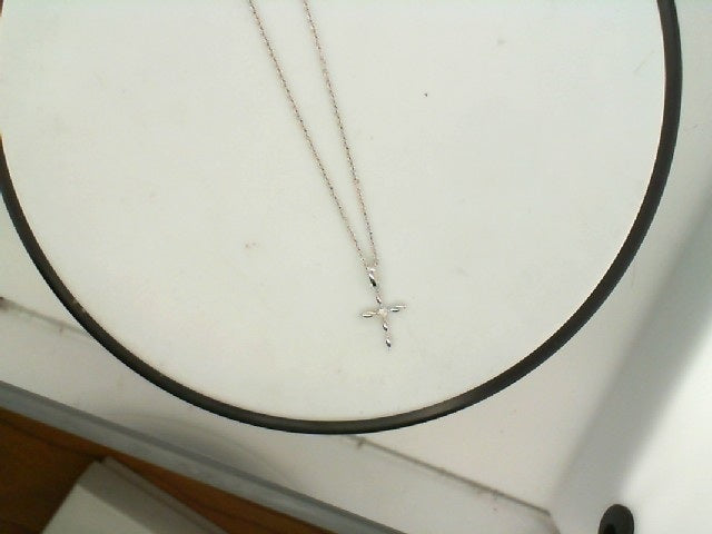 White Sterling Religious Silve