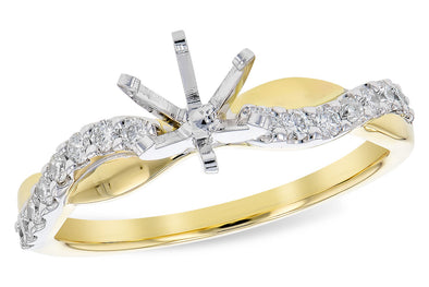 Beautiful Twisted Engagement Ring 140-960