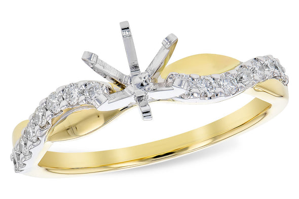 Beautiful Twisted Engagement Ring 140-960