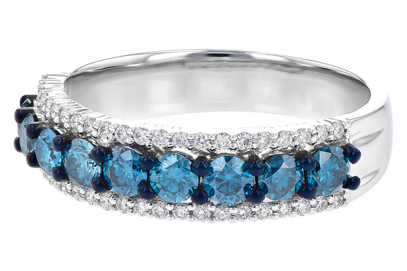 Stunning Blue Diamond Anniversary Ring 120-477