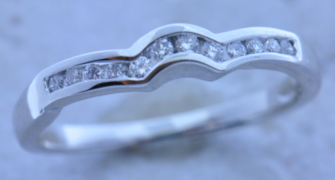 Elegant Contour Wedding Band 110-463