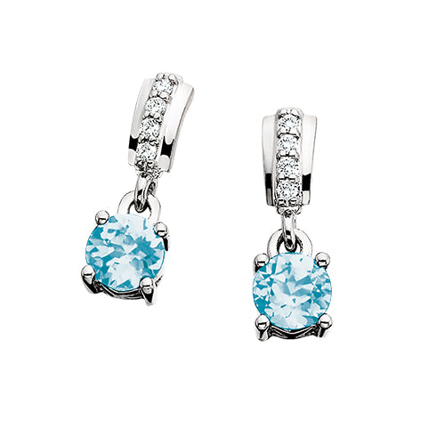 Classic Birthstone Drop Earrings 210-712