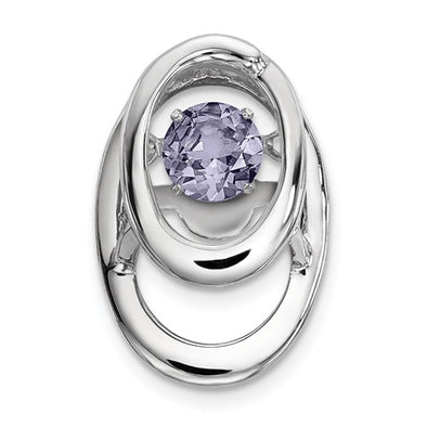 Lady's White Sterling Shimmeri