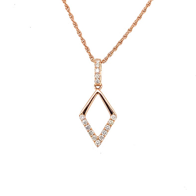 Beautiful Rose Gold Pendant 160-1190