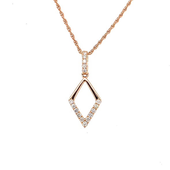 Beautiful Rose Gold Pendant 160-1190