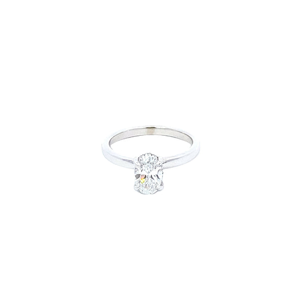 Beautiful Hidden Halo (LG) Engagement Ring 100-763