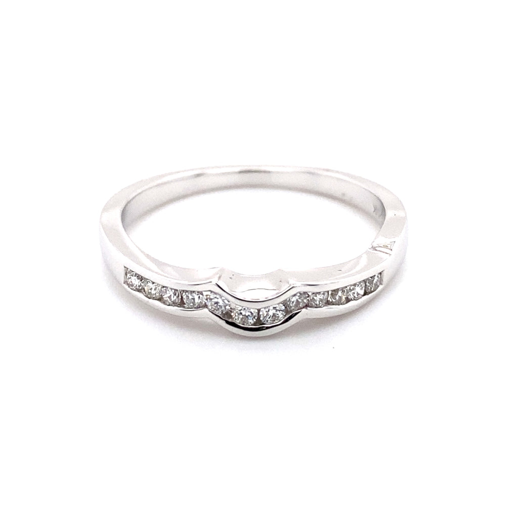 Elegant Contour Wedding Band 110-463