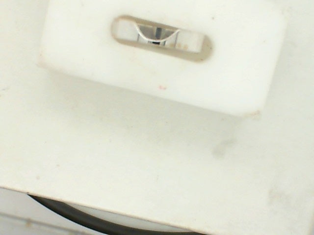 Ladies 4mm 14k white gold wedd