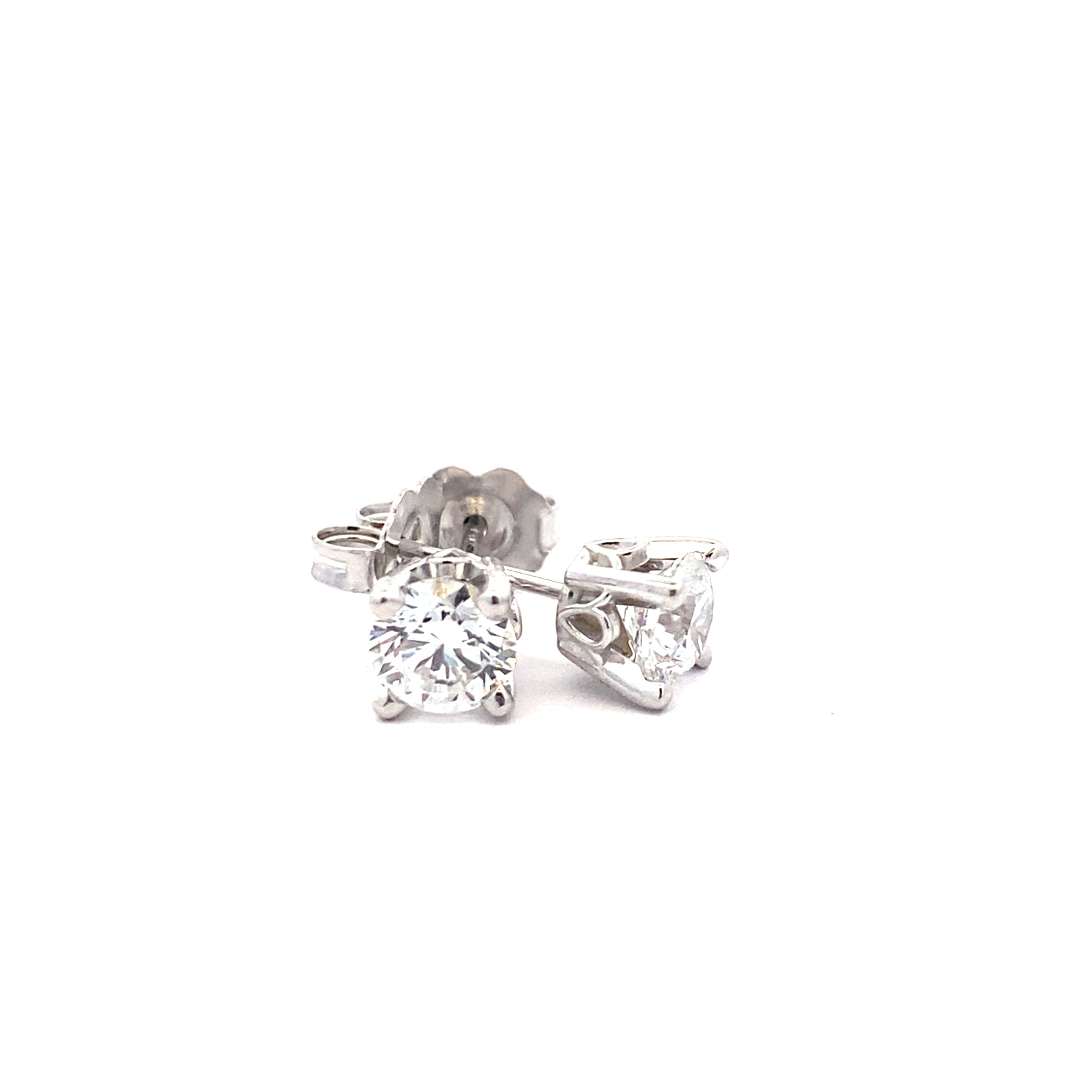 Beautiful 1CT LG Diamond Earrings 1123