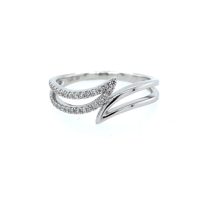 Stunning White Gold Diamond Fashion Ring 130-780