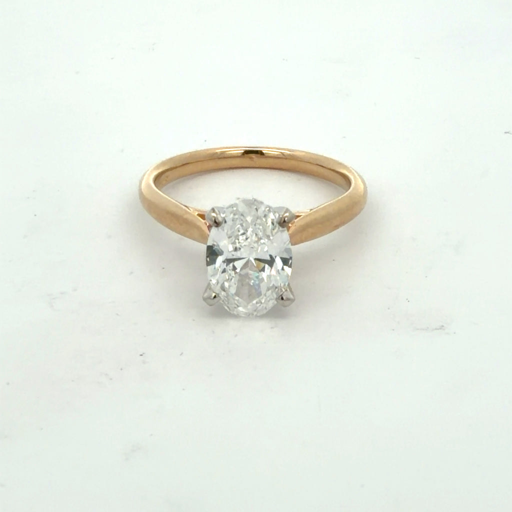 Stunning 2ct LG Diamond Engagment Ring 100-812