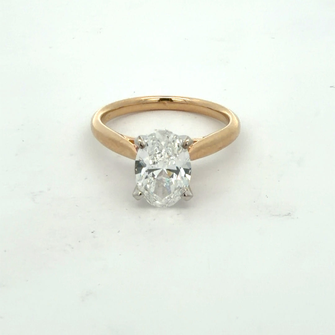 Stunning 2ct LG Diamond Engagment Ring 100-812