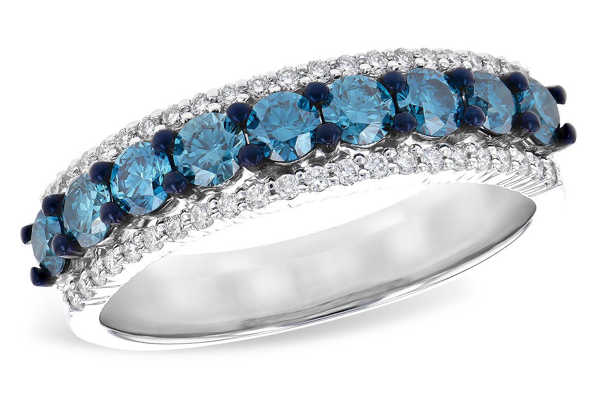 Stunning Blue Diamond Anniversary Ring 120-477