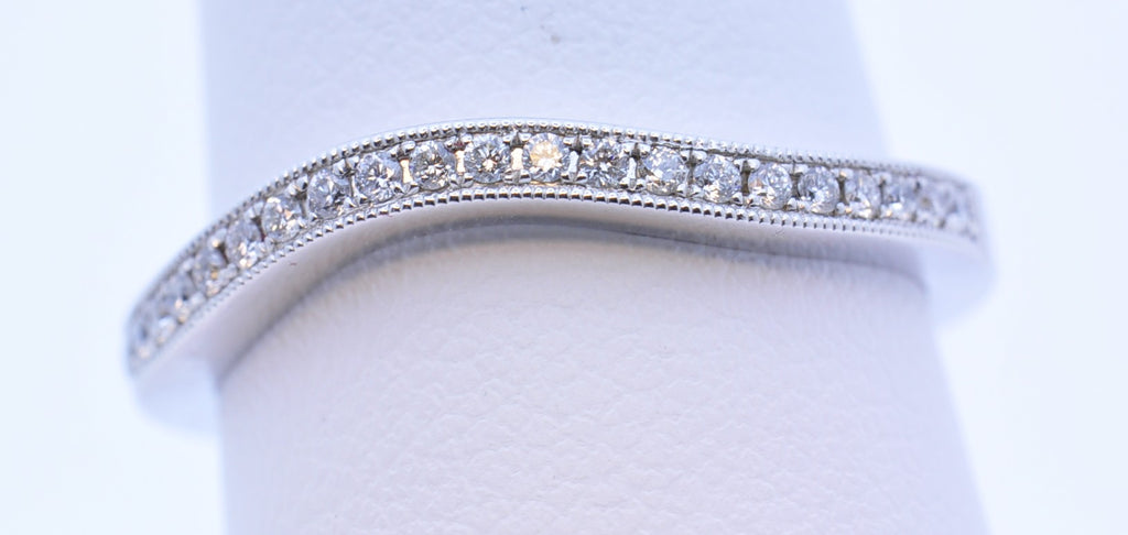 Beautiful Contour Diamond Wedding Band 110-268