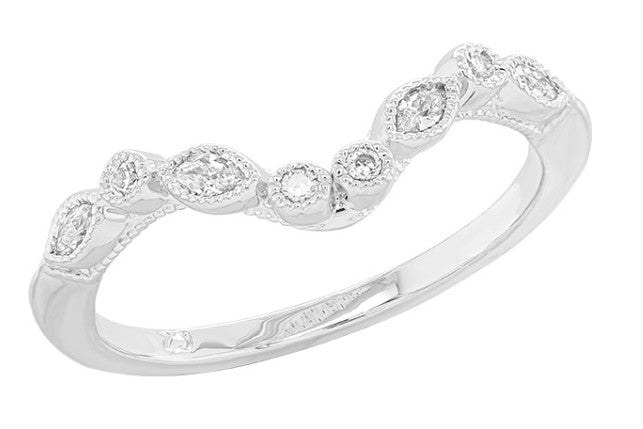 Beautiful Contour Diamond Wedding Band 110-793
