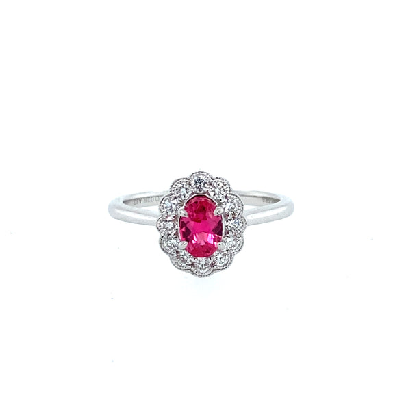 Stunning Jedi Spinel & Diamond Ring 200-1323