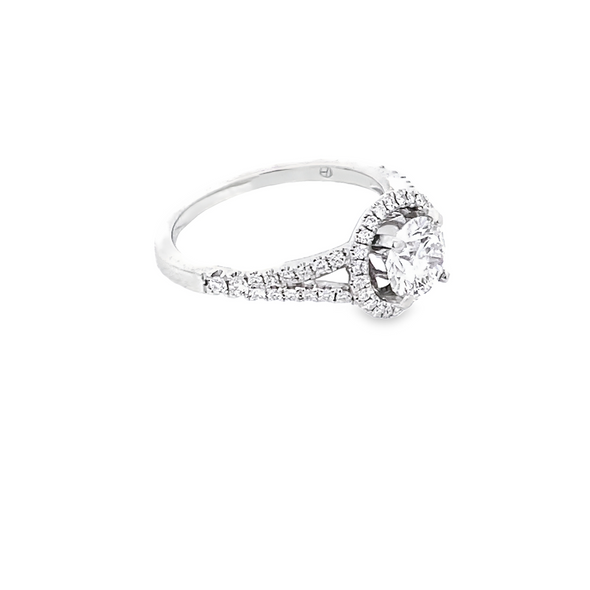 Beautiful Diamond Halo Engagement Ring 100-770