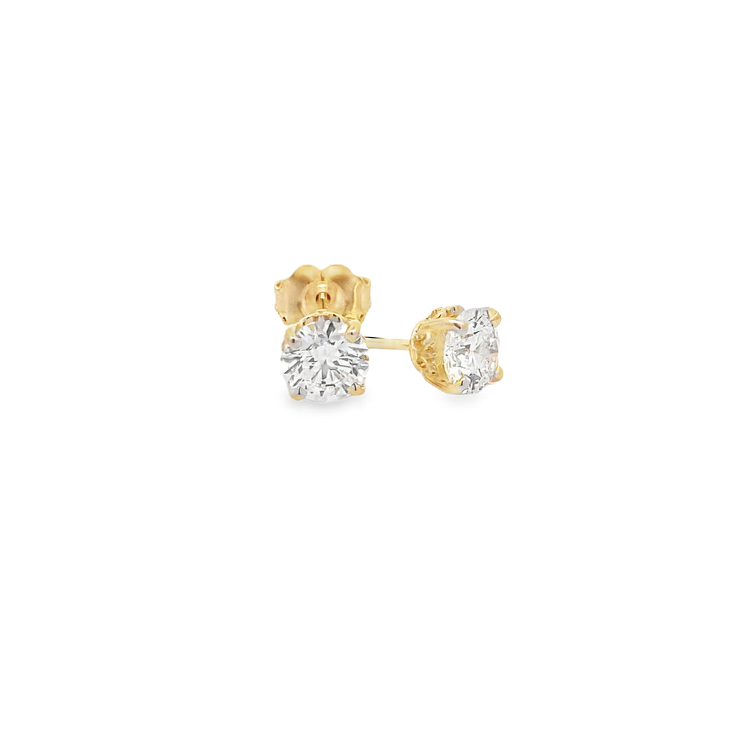 Beautiful Fleur-De-Lis LG Stud Earrings 150-1092