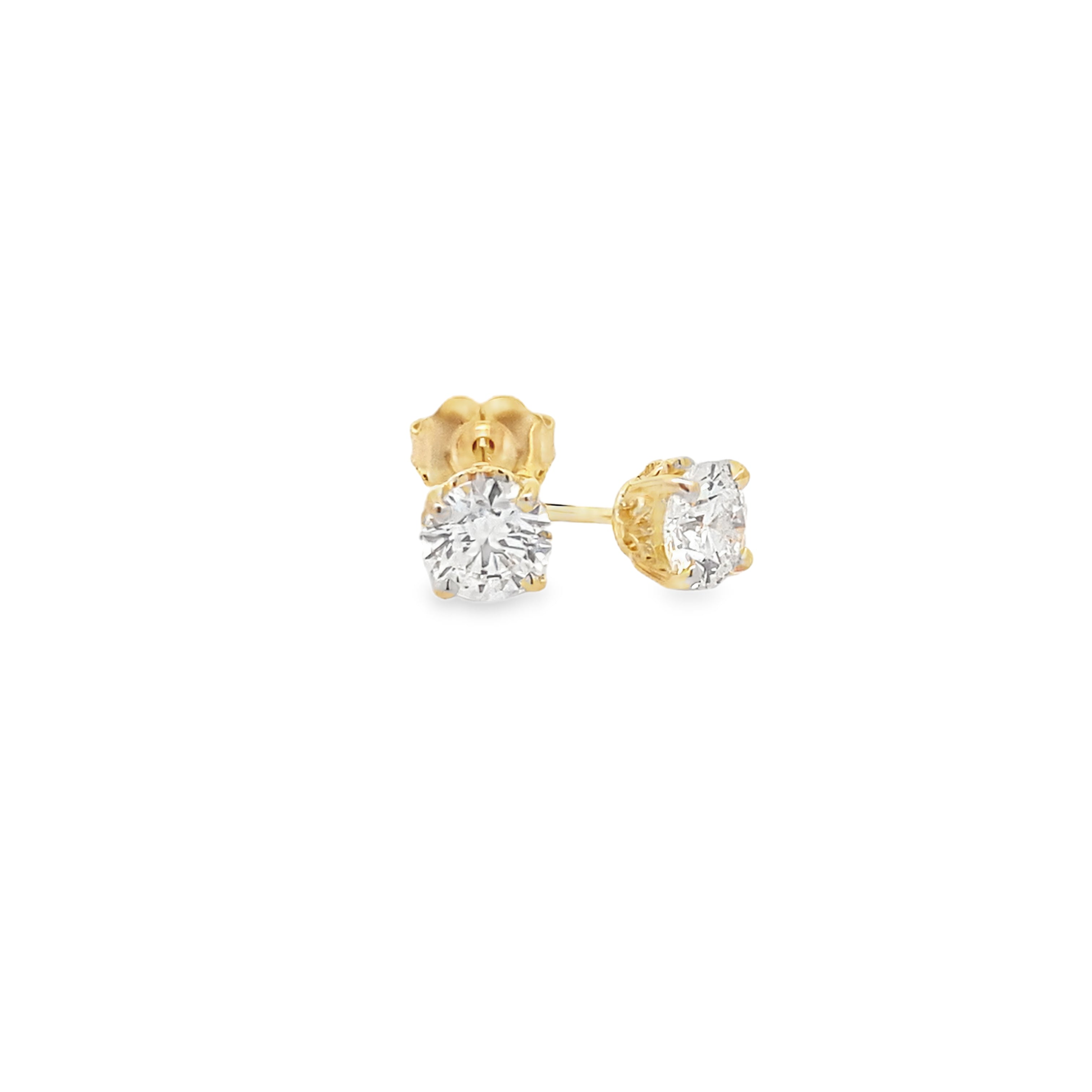 Beautiful Fleur-De-Lis LG Stud Earrings 150-1092