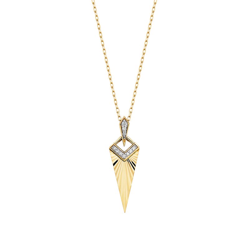 Sunburst Chevron Necklace 160-1295