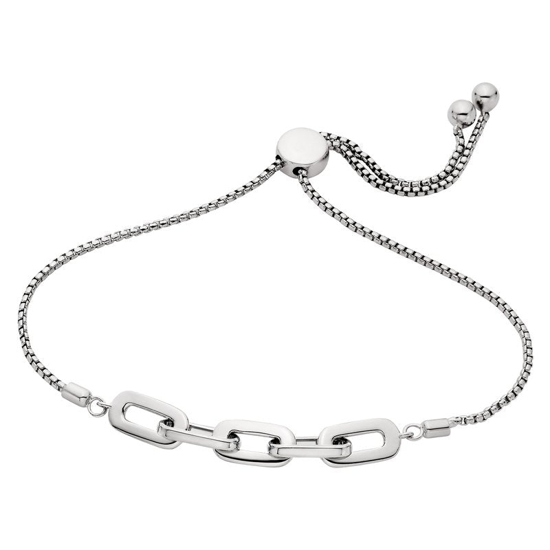 Paperclip Link Bolo Bracelet 610-897