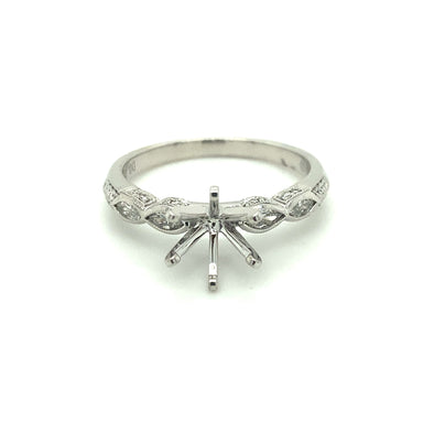 Stunning White Gold Diamond Engagement Ring 140-981