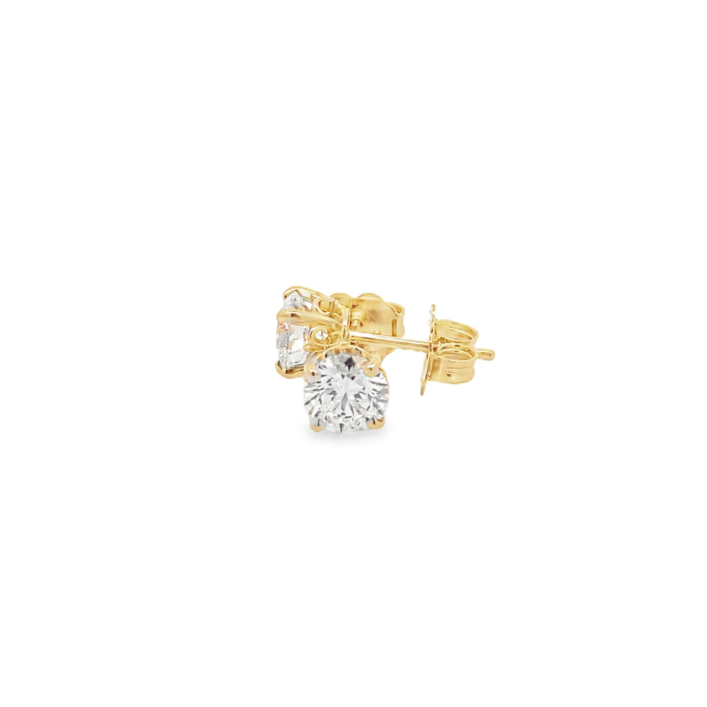 Beautiful Fleur-De-Lis LG Stud Earrings 150-1092