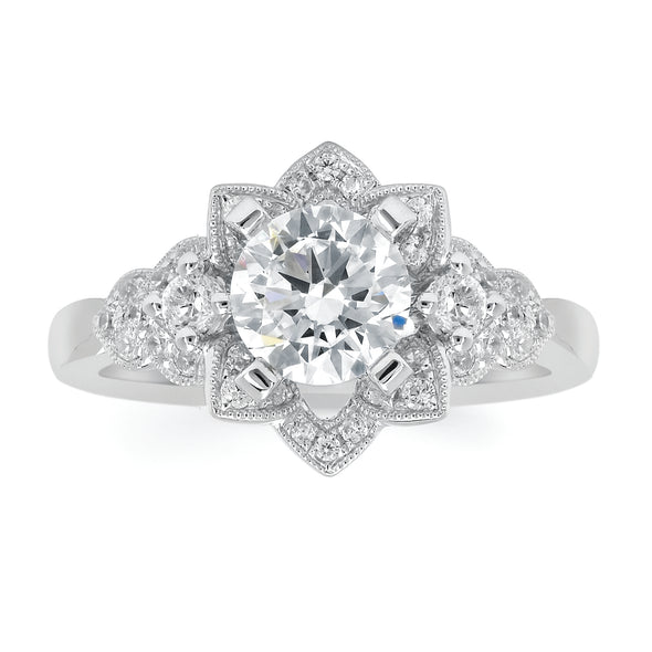 Stunning Floral Engagement Ring 140-990