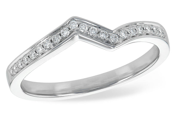 Beautiful Contour Diamond Wedding Band 110-521