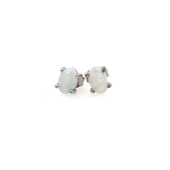 Beautiful Opal Stud Earrings 210-659