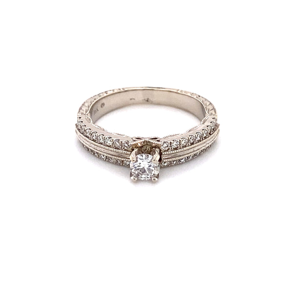 Beautiful Solitaire Engagement Ring 100-527