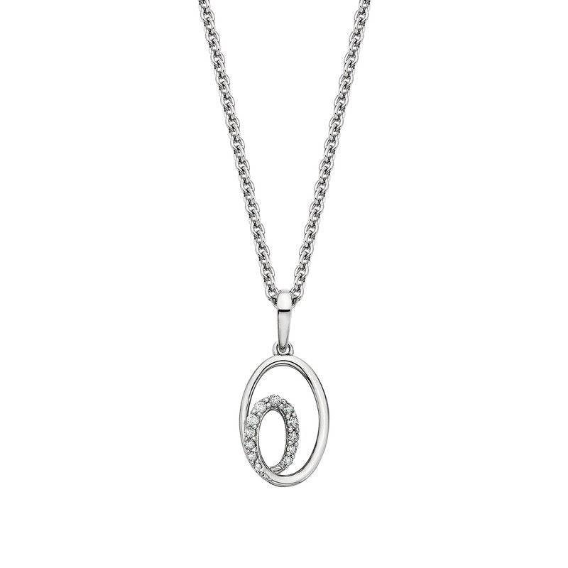 Diamond Swirl Necklace 653-603