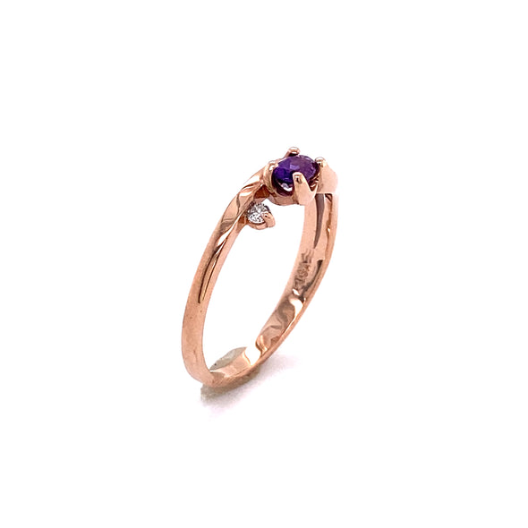 Beautiful Amethyst Birthstone Ring 200-1194