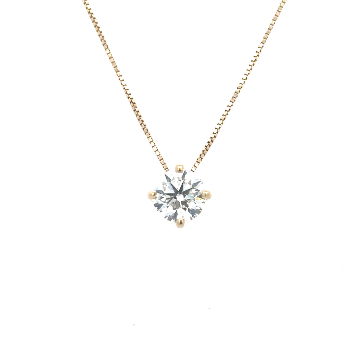 Solitaire LG Diamond Necklace 160-1293