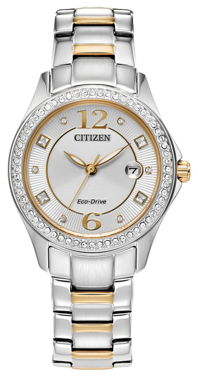 Ladies Crystal Eco-Drive 520-333