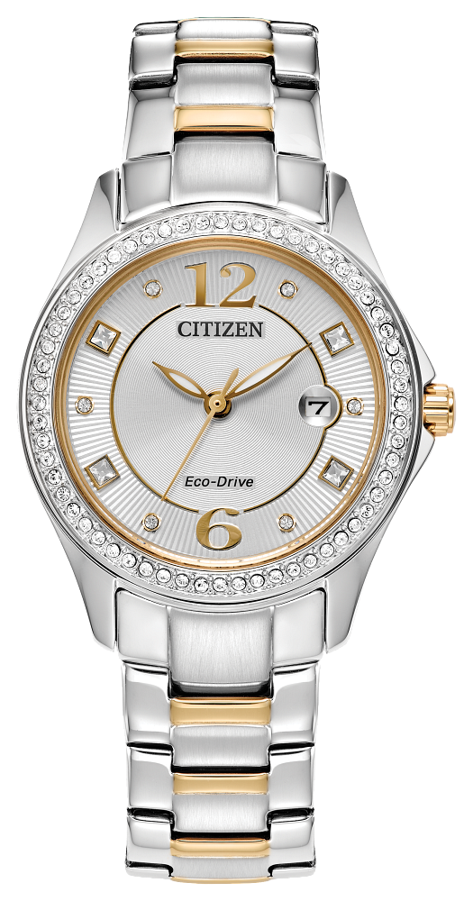 Ladies Crystal Eco-Drive 520-333