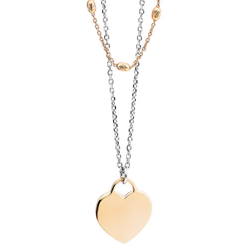 Sterling Silver Layered Necklace 653-146