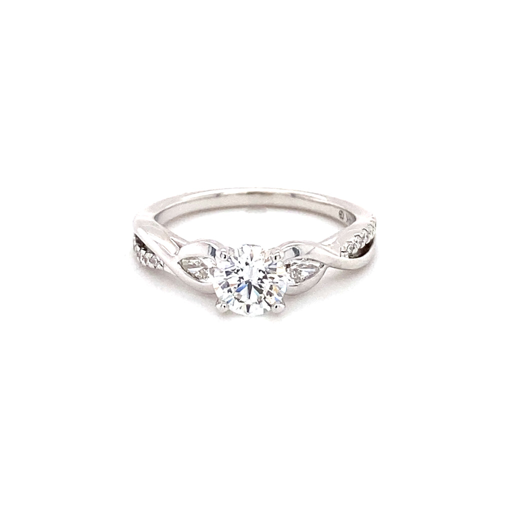 Beautiful Infinity Diamond  Engagement Ring Setting 140-908