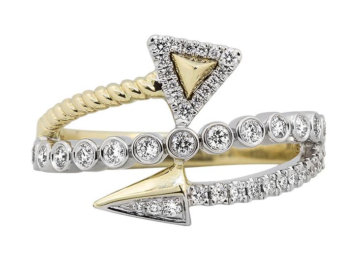 Contemporary Ladies Diamond Fashion Ring 130-774
