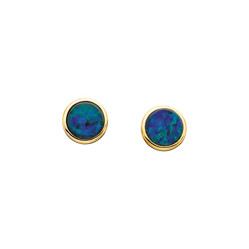 Gold Vermeil Opal Earrings 645-908