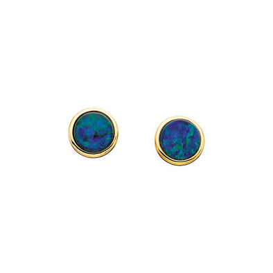 Gold Vermeil Opal Earrings 645-908