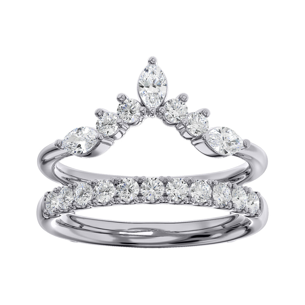 Stunning Double Wedding Band 110-771