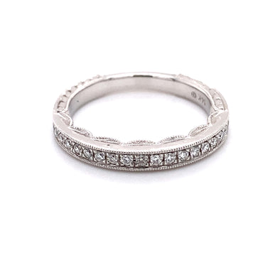 Satin Gypsy 14k White Gold Diamond Anniversary/Wedding Band 120-395