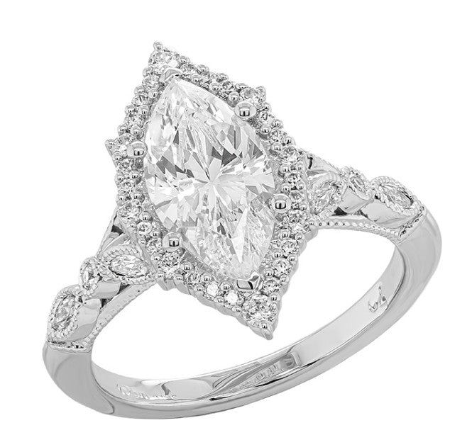 Stunning LG Marquise Engagement Ring 100-834